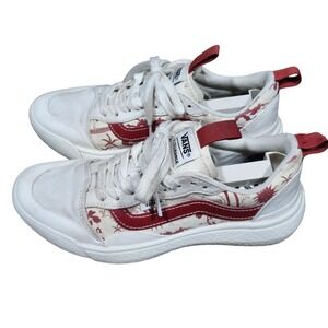 Vans UltraRange Exo SE Island Dream Red Tropical Palm Tree Low Women 6 Men 4.5